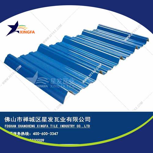 厚度3.0mm蓝色900型PVC塑胶瓦 银川工程钢结构厂房防腐隔热塑料瓦 pvc多层防腐瓦生产网上销售